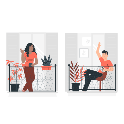 Moving and neighbors animation